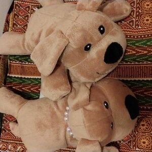 Two Boy N Girl Melissa & Doug Plush Brown Dog Toy